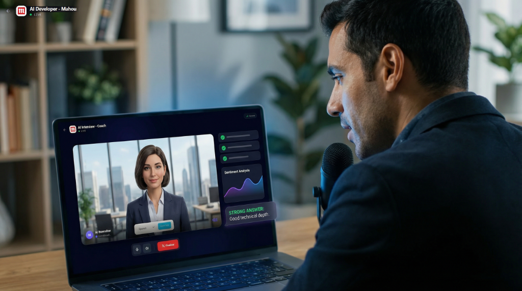 AI Interview Coach Interface